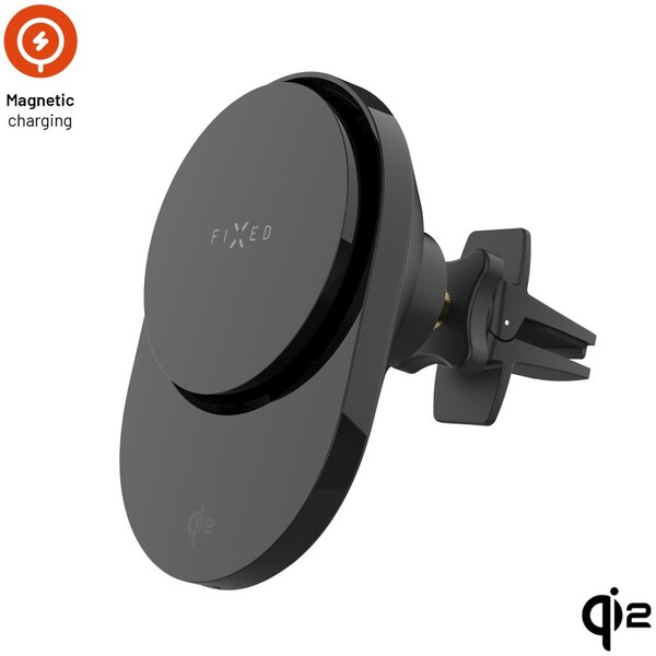 FIXED-MagAir-drzak-do-auta-s-MagSafe-a-Qi2-15W-cerny