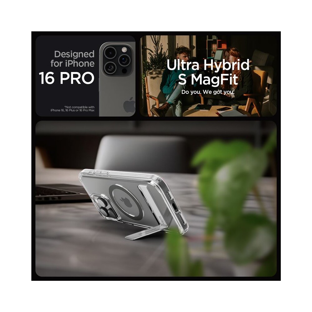 Spigen-Ultra-Hybrid-S-MagSafe-kryt-iPhone-16-Pro-graphite