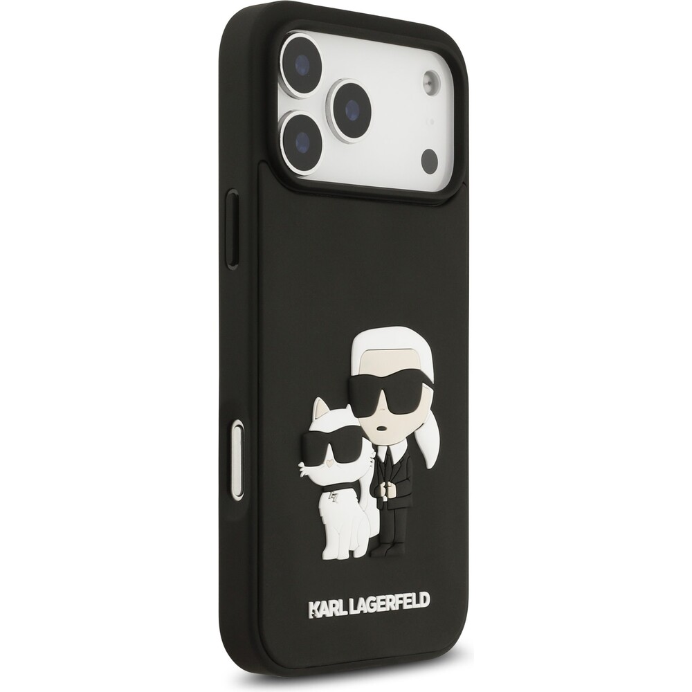 Karl-Lagerfeld-3D-Rubber-Karl-and-Choupette-kryt-iPhone-17-Pro-Max-cerny