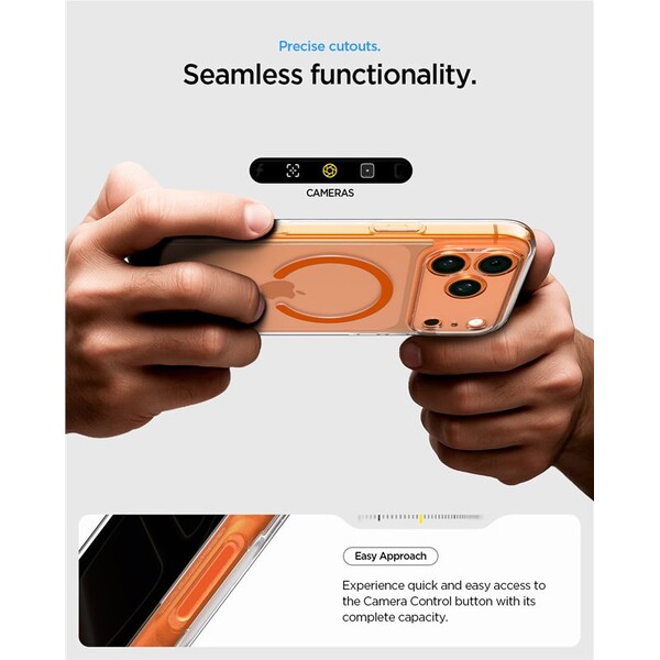 Spigen-Ultra-Hybrid-MagSafe-kryt-iPhone-17-Pro-clear-orange