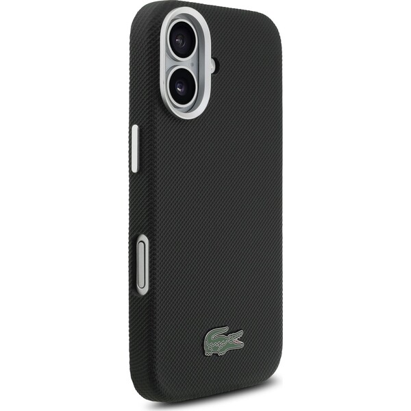 Lacoste-PVC-Iconic-Petit-Pique-Metal-Logo-MagSafe-kryt-iPhone-17-cerny