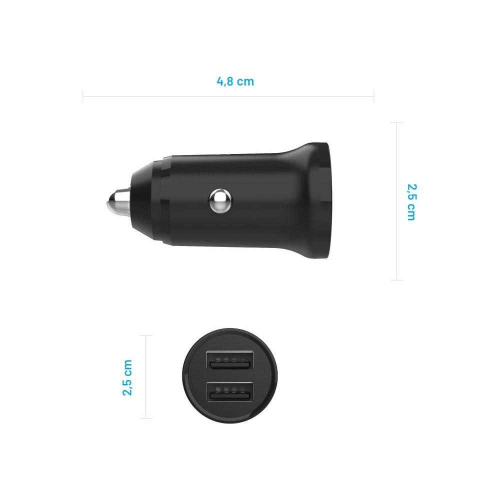FIXED-autonabijecka-s-2xUSB-vystupem-15W-Smart-Rapid-Charge-cerna