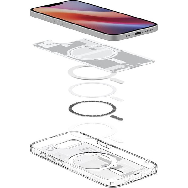 Spigen-Ultra-Hybrid-MagSafe-kryt-iPhone-17e-16e-zero-one-white