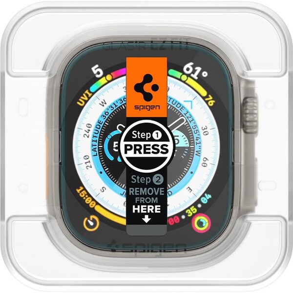 Spigen-Glass-EZ-Fit-2-Pack-sklo-Apple-Watch-Ultra-49mm-cire