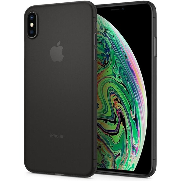 Spigen-Air-Skin-kryt-iPhone-XS-Max-cerny