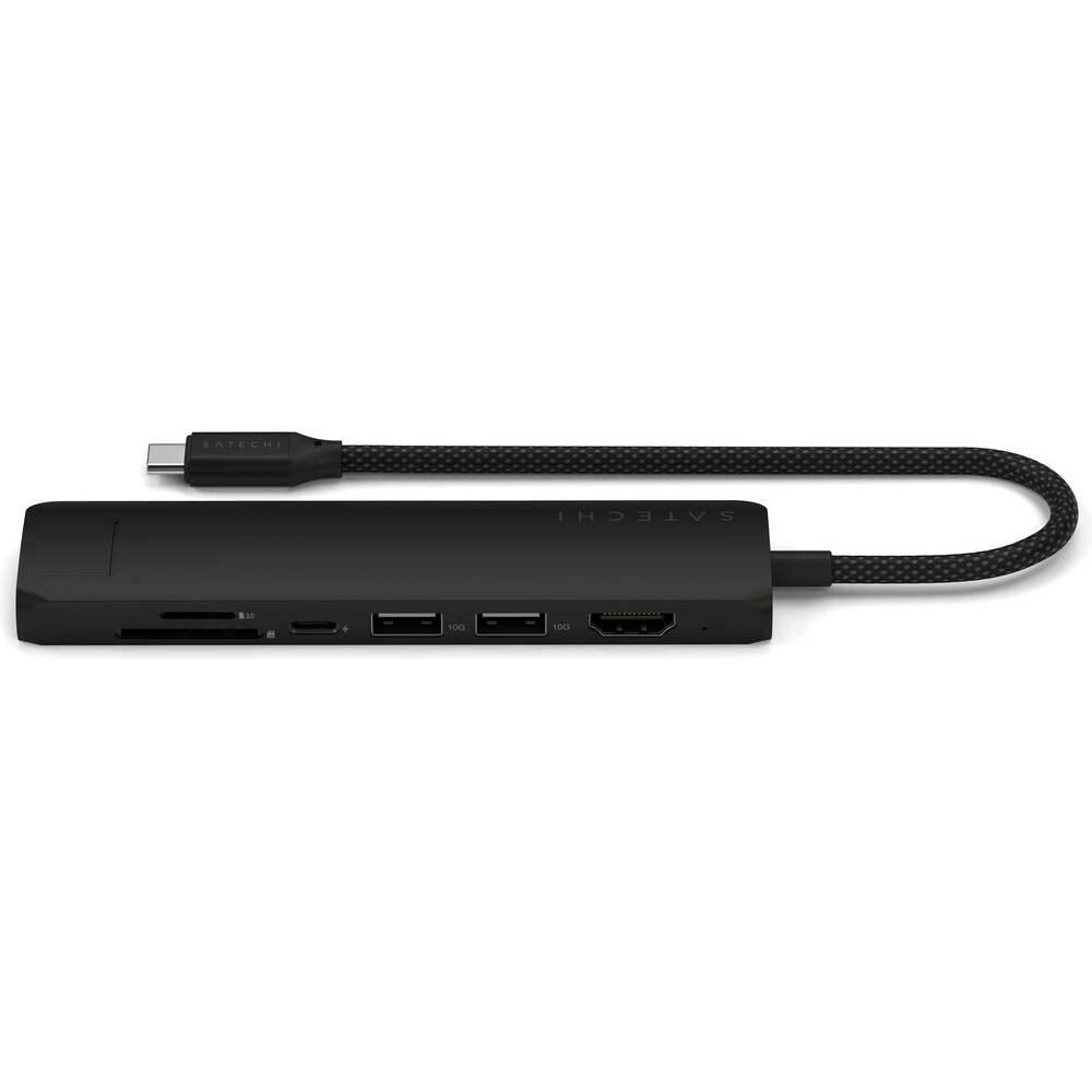 Satechi-7v1-USB-C-Slim-viceportovy-adapter-s-Ethernetem-cerny