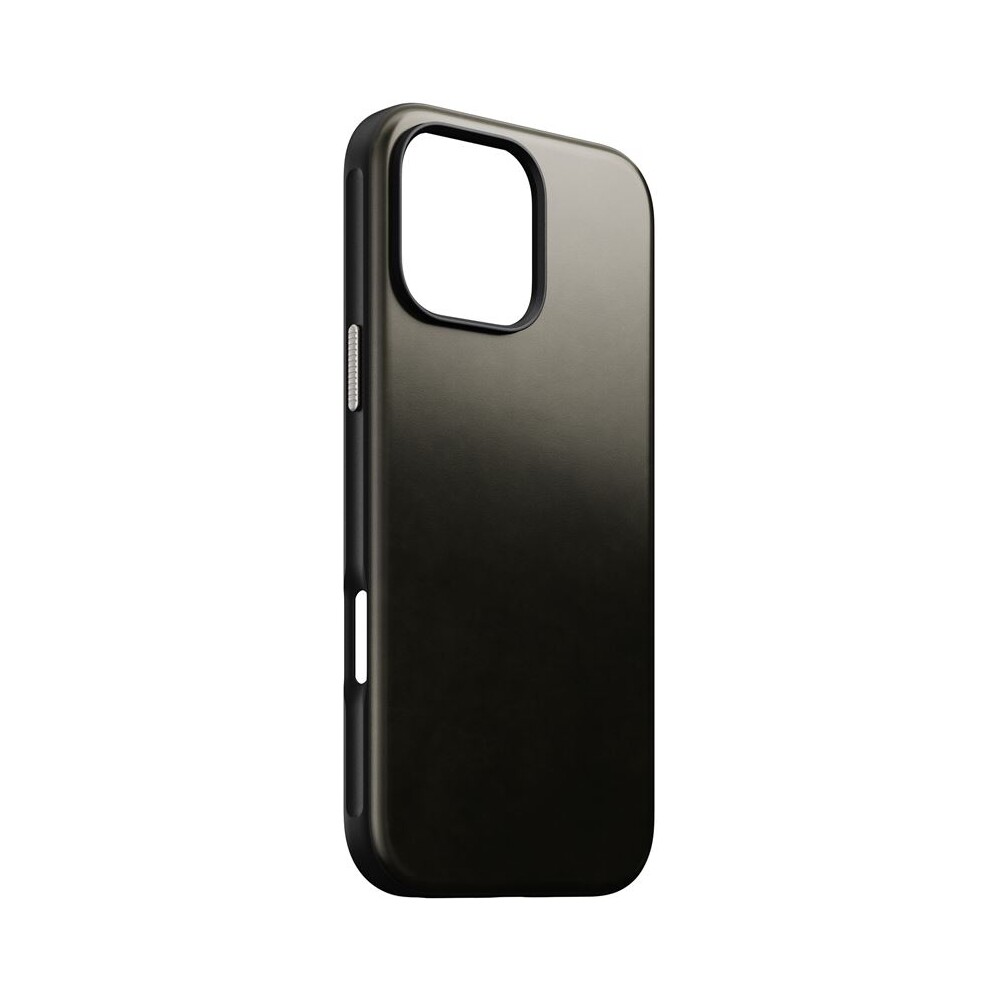 Nomad-Modern-Leather-Case-MagSafe-kryt-iPhone-16-Pro-Max-zeleny-chromovany
