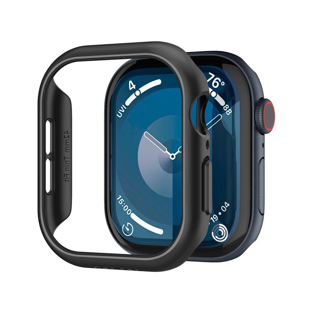 Spigen-Thin-Fit-pouzdro-Apple-Watch-10-11-42mm-cerne
