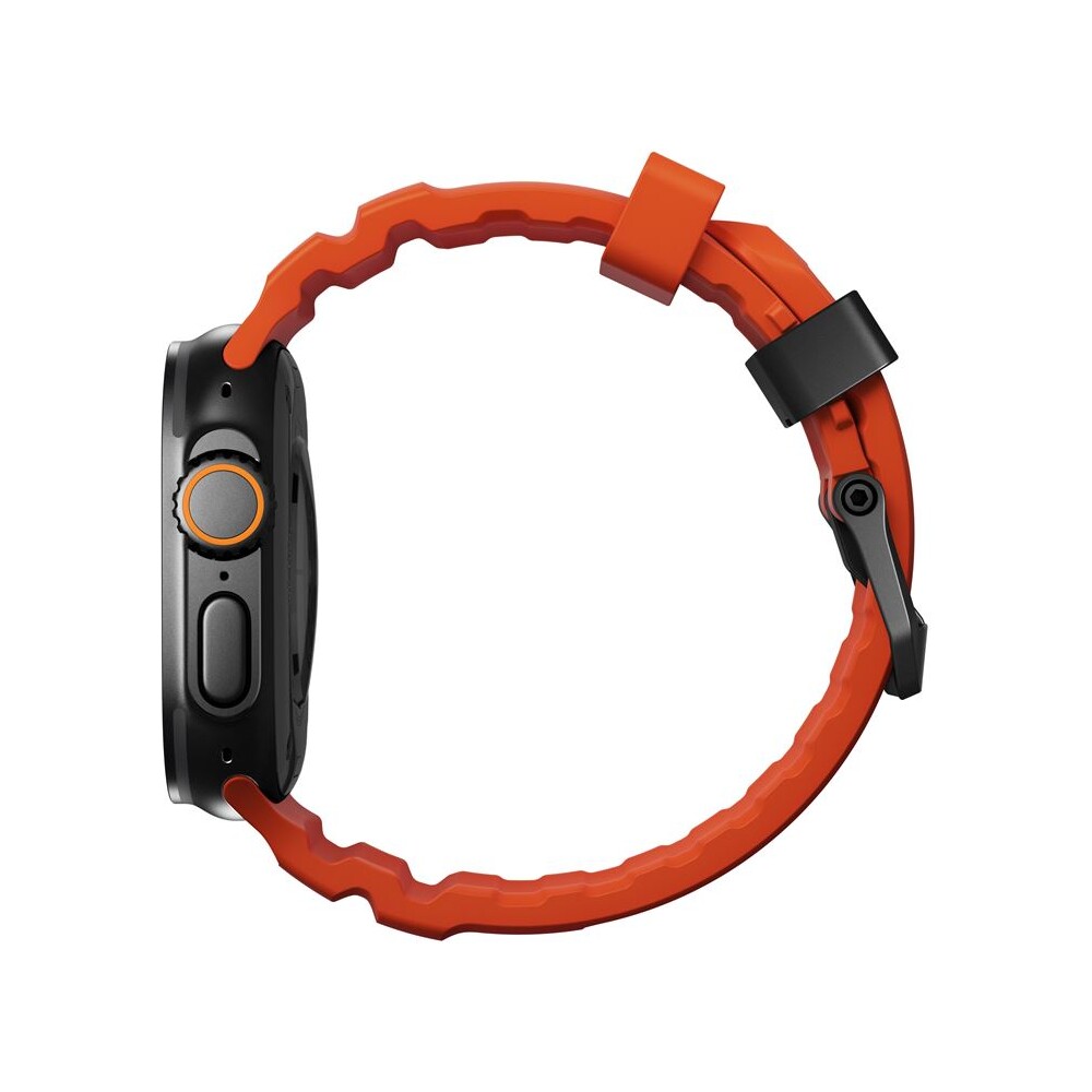 Nomad-Rocky-Point-Band-reminek-Apple-Watch-49-45-44-42mm-cerny-oranzovy