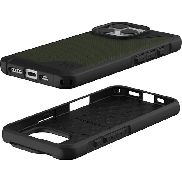 UAG-Metropolis-LT-Magsafe-Kevlar-kryt-iPhone-16-Pro-olivove-zeleny