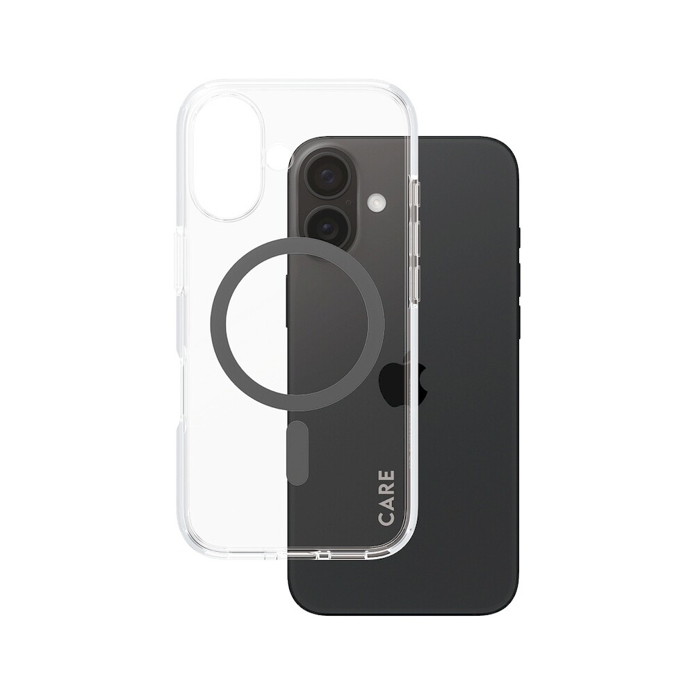 PanzerGlass-CARE-kryt-Apple-iPhone-16-MagSafe-Urban-Combat-ciry-cerny