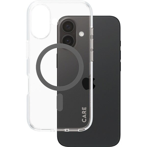 PanzerGlass-CARE-kryt-Apple-iPhone-16-MagSafe-Urban-Combat-ciry-cerny