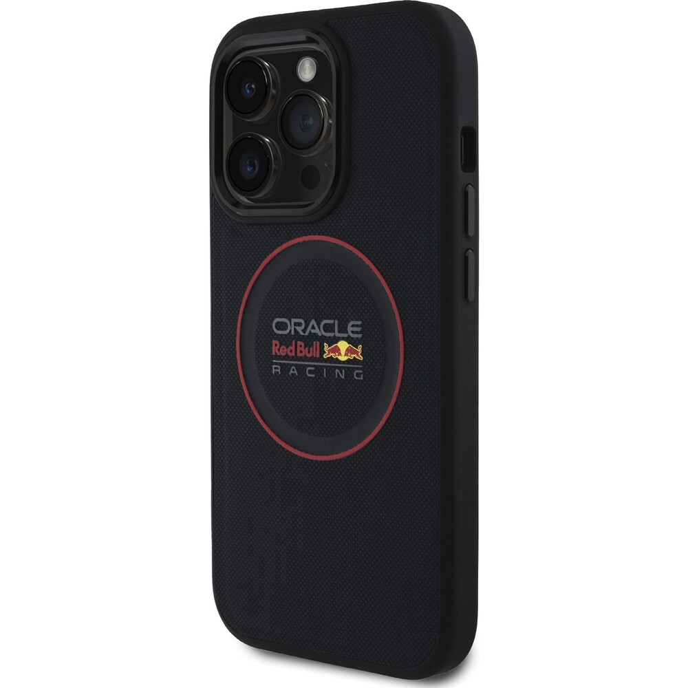 Oracle-Red-Bull-Racing-PU-Leather-Red-Ring-MagSafe-kryt-pro-iPhone-14-Pro-modry