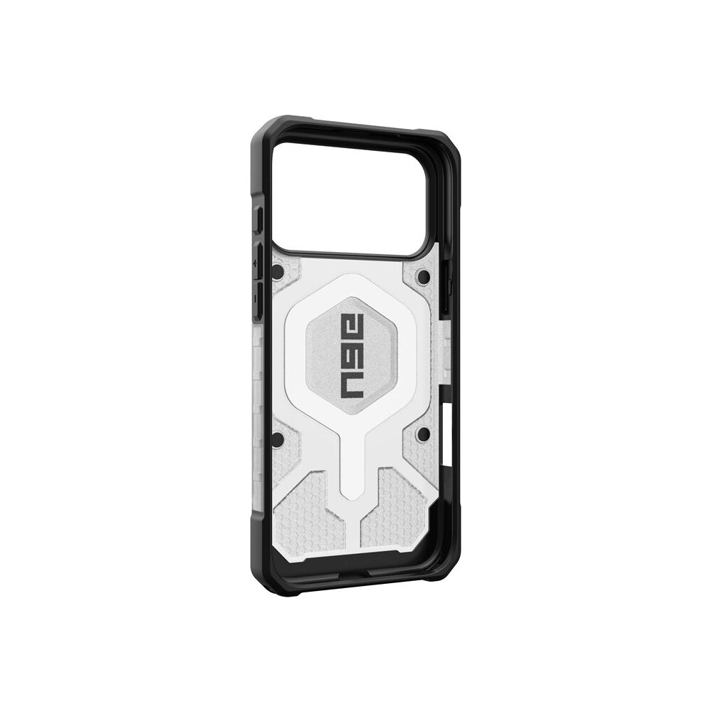 UAG-Pathfinder-Clear-Magsafe-kryt-iPhone-17-Pro-Max-ciry-stribrny
