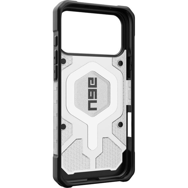 UAG-Pathfinder-Clear-Magsafe-kryt-iPhone-17-Pro-Max-ciry-stribrny
