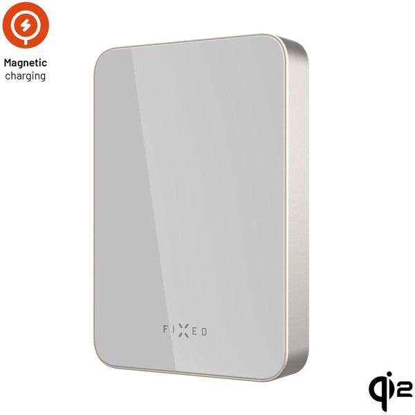 FIXED-MagZen-10-Crystal-MagSafe-Qi2-powerbanka-10000mAh-titanova