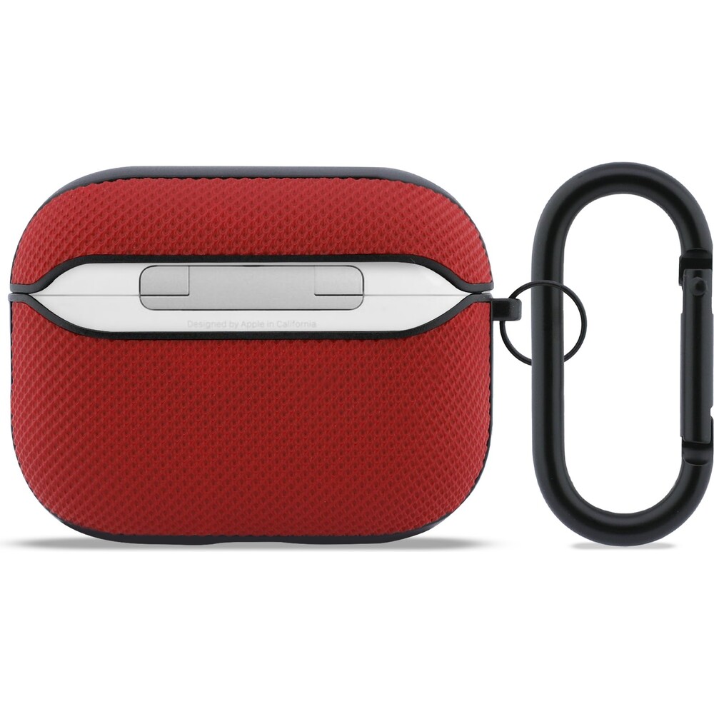 Lacoste-Petit-Pique-Croc-Logo-Patch-Pouzdro-pro-AirPods-Pro-3-cervene