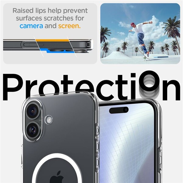 Spigen-Crystal-Flex-MagSafe-kryt-iPhone-16-crystal-clear
