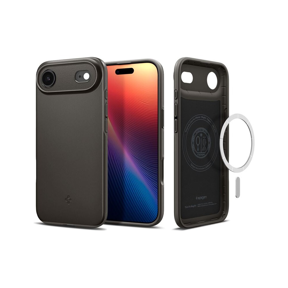 Spigen-Thin-Fit-MagSafe-kryt-iPhone-Air-gunmetal