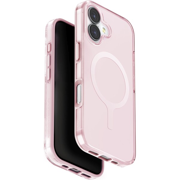 UNIQ-MagClick-Clario-MagSafe-kryt-iPhone-17-Primrose-Pink