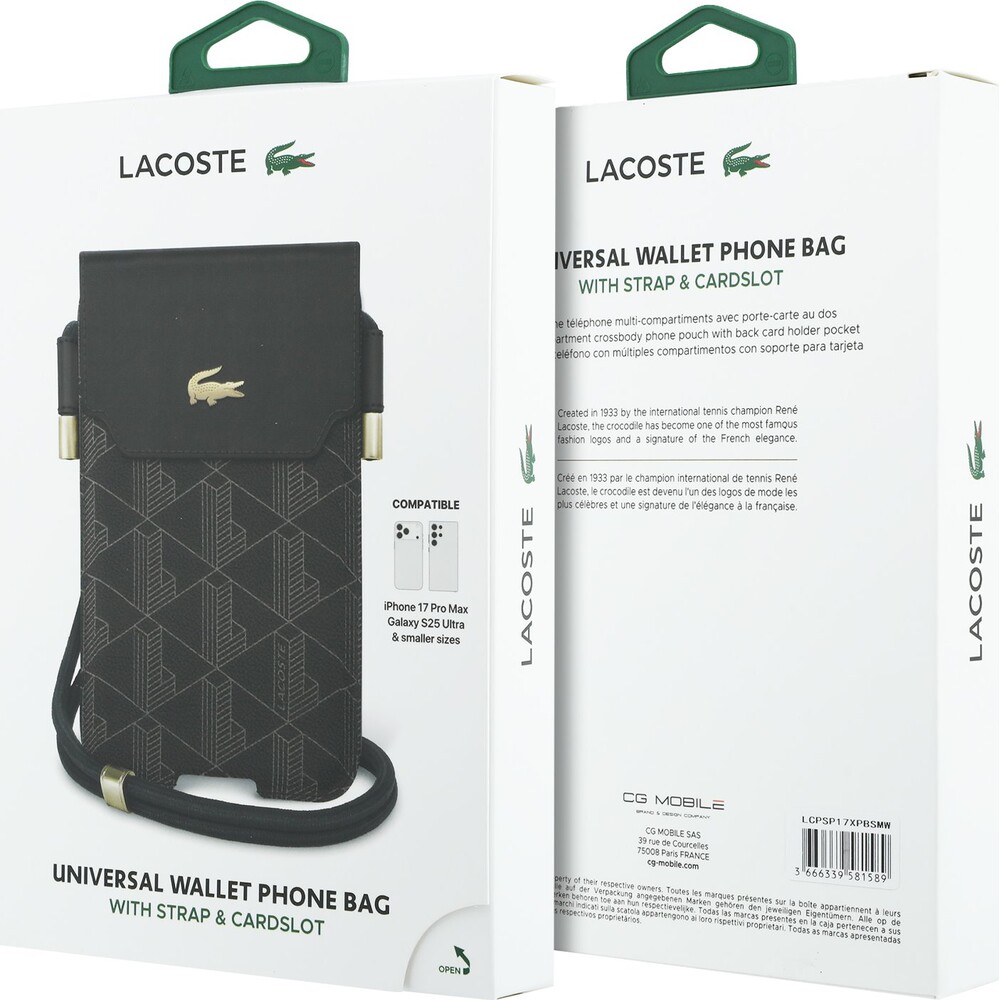 Lacoste-PVC-Blend-Monogram-Metal-Logo-kapsa-na-telefon-XL-hneda