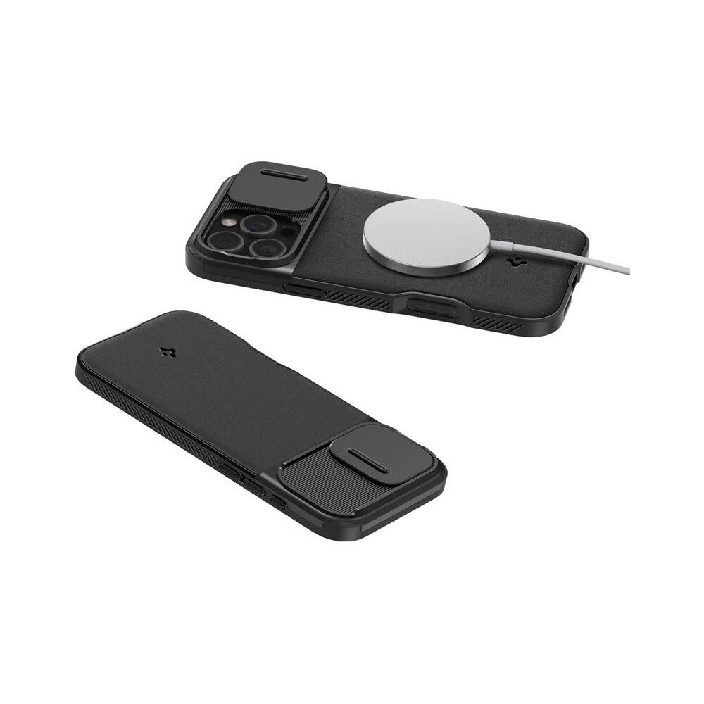 Spigen-Optik-Armor-MagSafe-kryt-iPhone-16-Pro-black