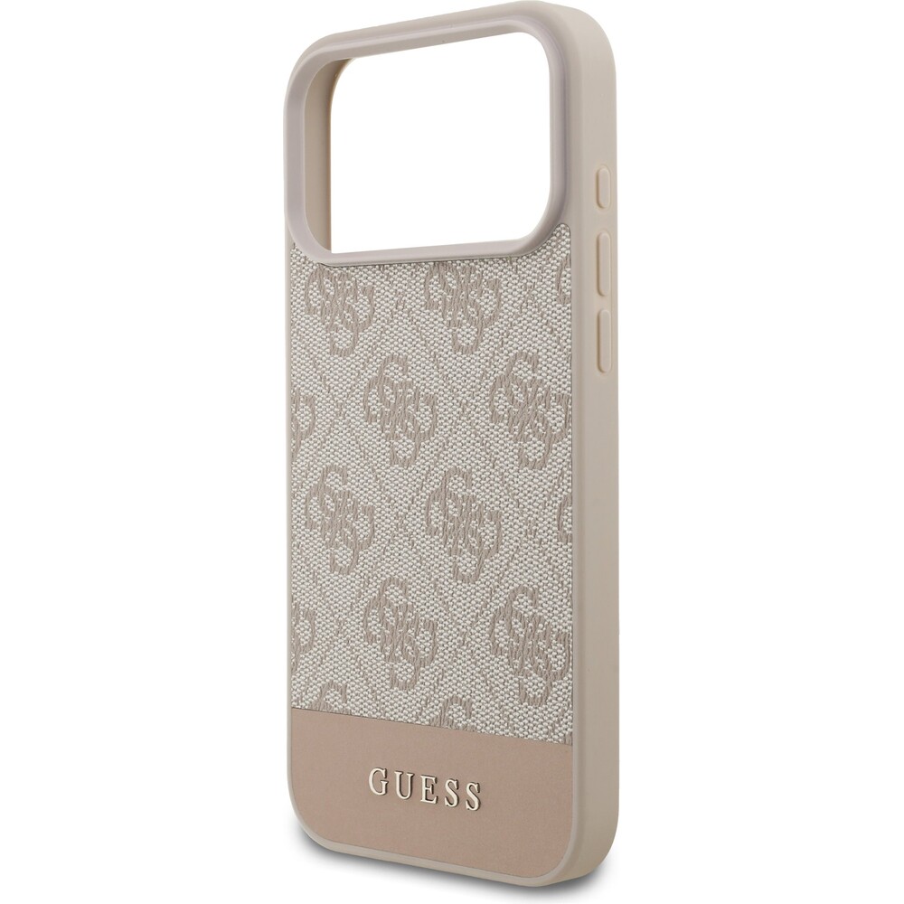 Guess-PU-4G-Stripe-Zadni-Kryt-pro-iPhone-17-Pro-Max-ruzovy