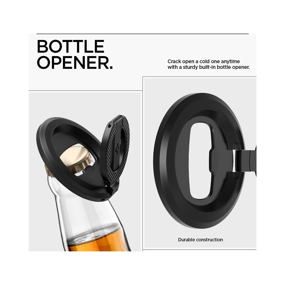 Spigen-O-Mag-Magnetic-Phone-Holder-MagSafe-stojanek-cerny