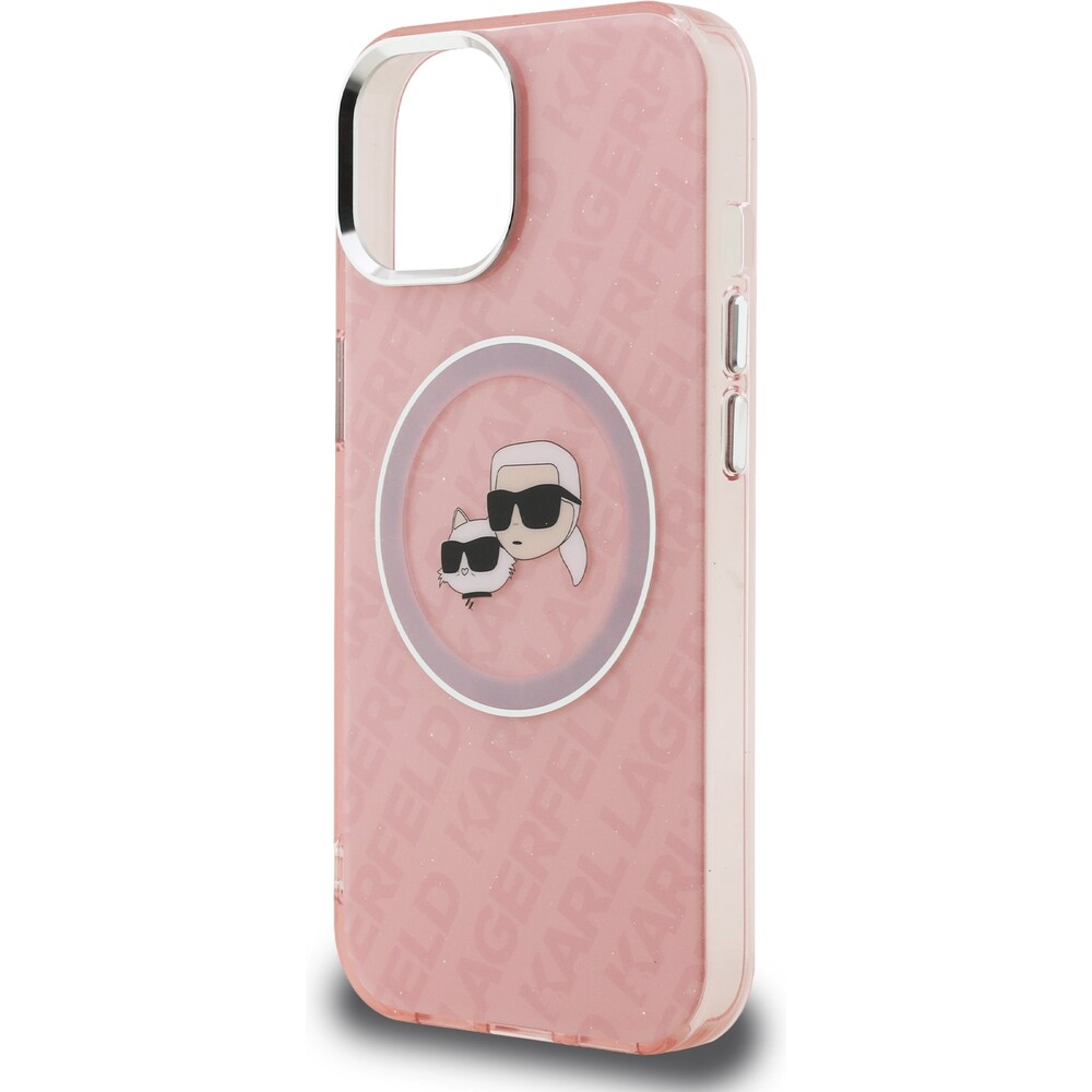 Karl-Lagerfeld-IML-K-CH-Heads-Repeated-Logo-MagSafe-kryt-iPhone-15-ruzovy