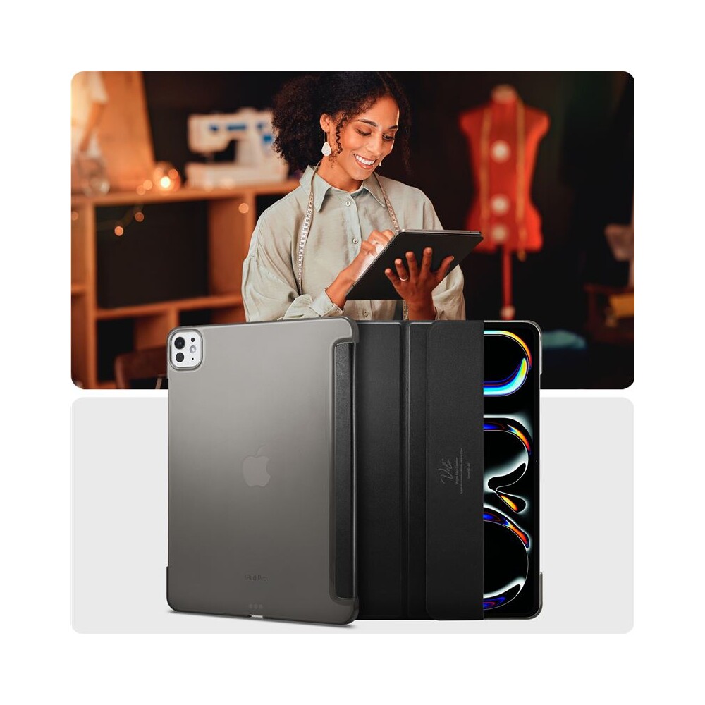 Spigen-Smart-Fold-pouzdro-iPad-Pro-11-2025-cerne