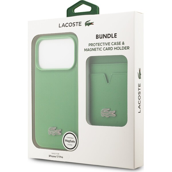 Lacoste-Iconic-Petit-Pique-MagSafe-kryt-penezenka-iPhone-17-Pro-zeleny