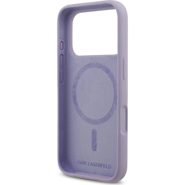 Karl-Lagerfeld-Liquid-Silicone-Karl-and-Choupette-MagSafe-kryt-iPhone-17-Pro-fialovy