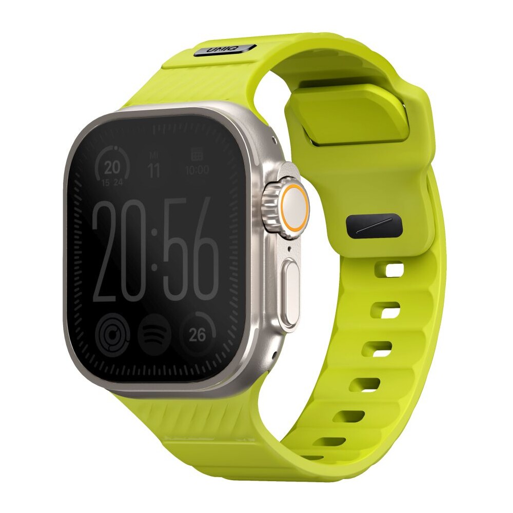 UNIQ-Stride-FKM-Rubber-vodeodolny-reminek-Apple-Watch-49-45-44-42mm-limetkovy