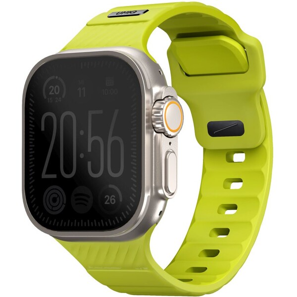 UNIQ-Stride-FKM-Rubber-vodeodolny-reminek-Apple-Watch-49-45-44-42mm-limetkovy