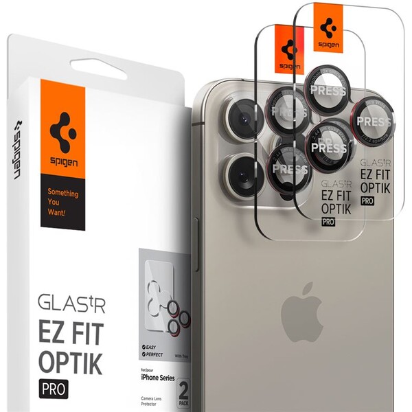 Spigen-Glass-tR-EZ-Fit-Optik-Pro-skla-iPhone-17-14-Pro-17-14-Pro-Max-black-red-2-ks-