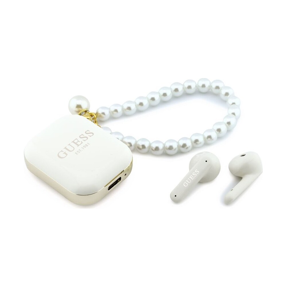 Guess-Pearl-Strap-TWS-bezdratova-sluchatka-bila