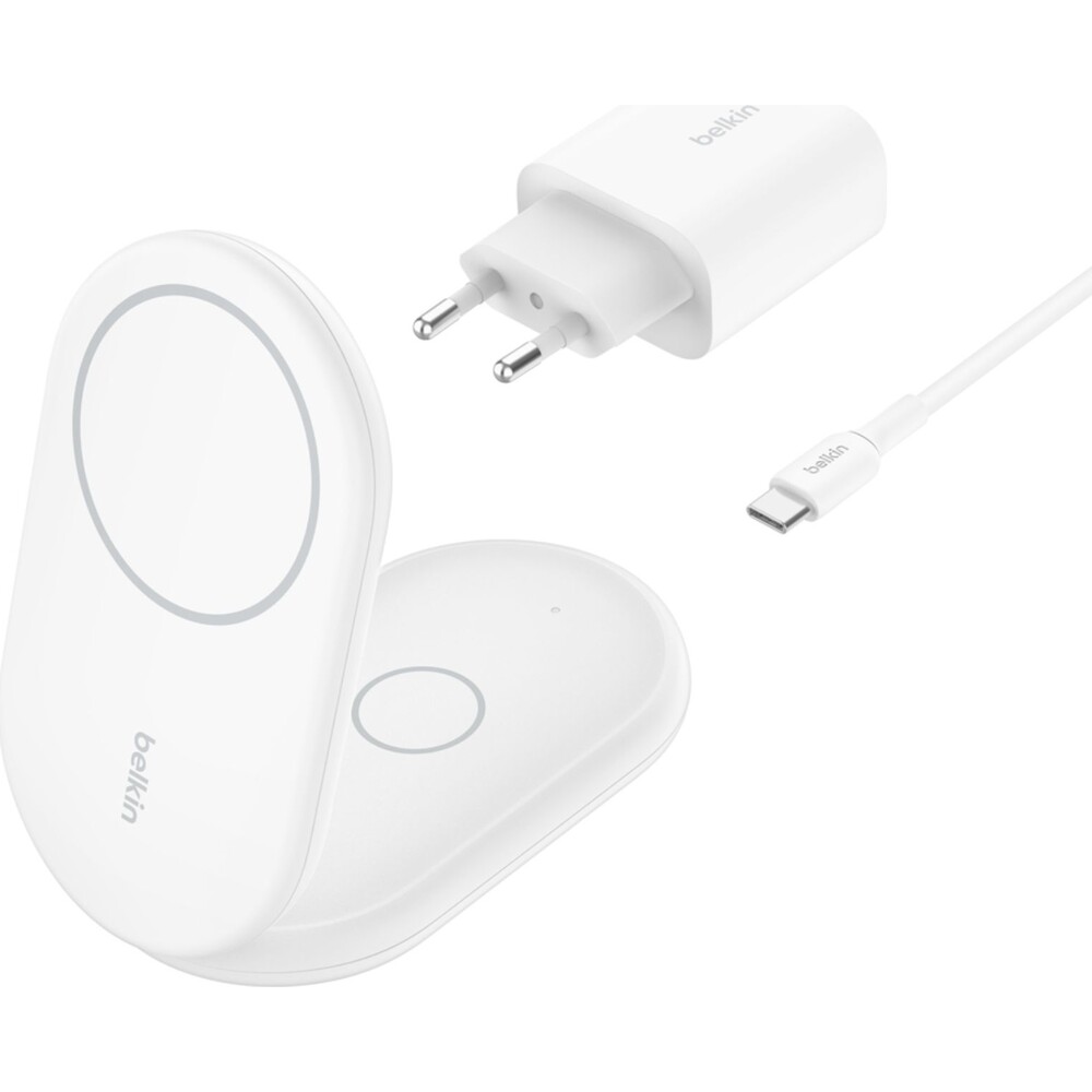 Belkin-BOOST-CHARGE-Qi2-MagSafe-15W-2v1-skladaci-nabijecka-bila