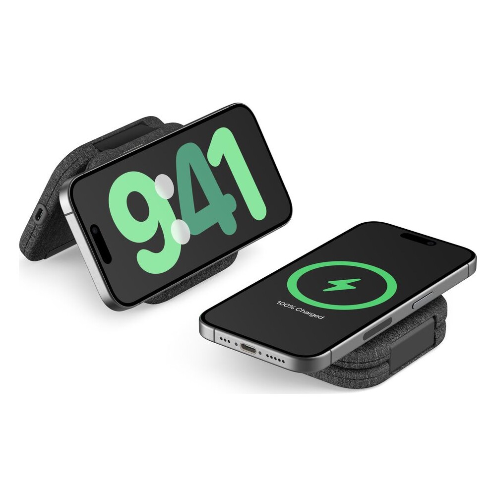 Belkin-BOOST-CHARGE-PRO-Qi2-15W-2v1-Bezdratova-MagSafe-cestovni-podlozka-pro-iPhone-Apple-Watch-Air
