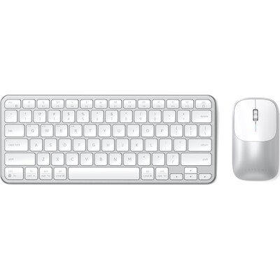 Satechi Slim CEX1 Wireless Combo klávesnice a myš (US English) stříbrná