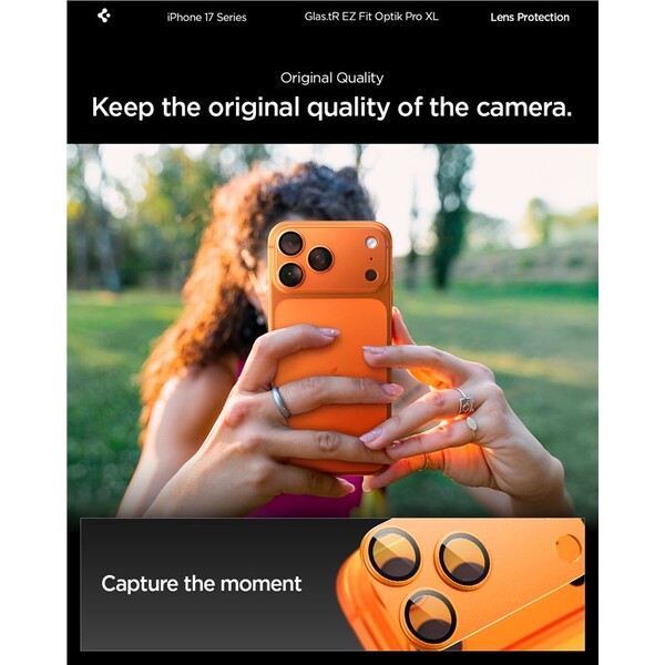 Spigen-Glass-tR-EZ-Fit-Optik-Pro-XL-sklo-na-fotoaparat-iPhone-17-Pro-Max-oranzove