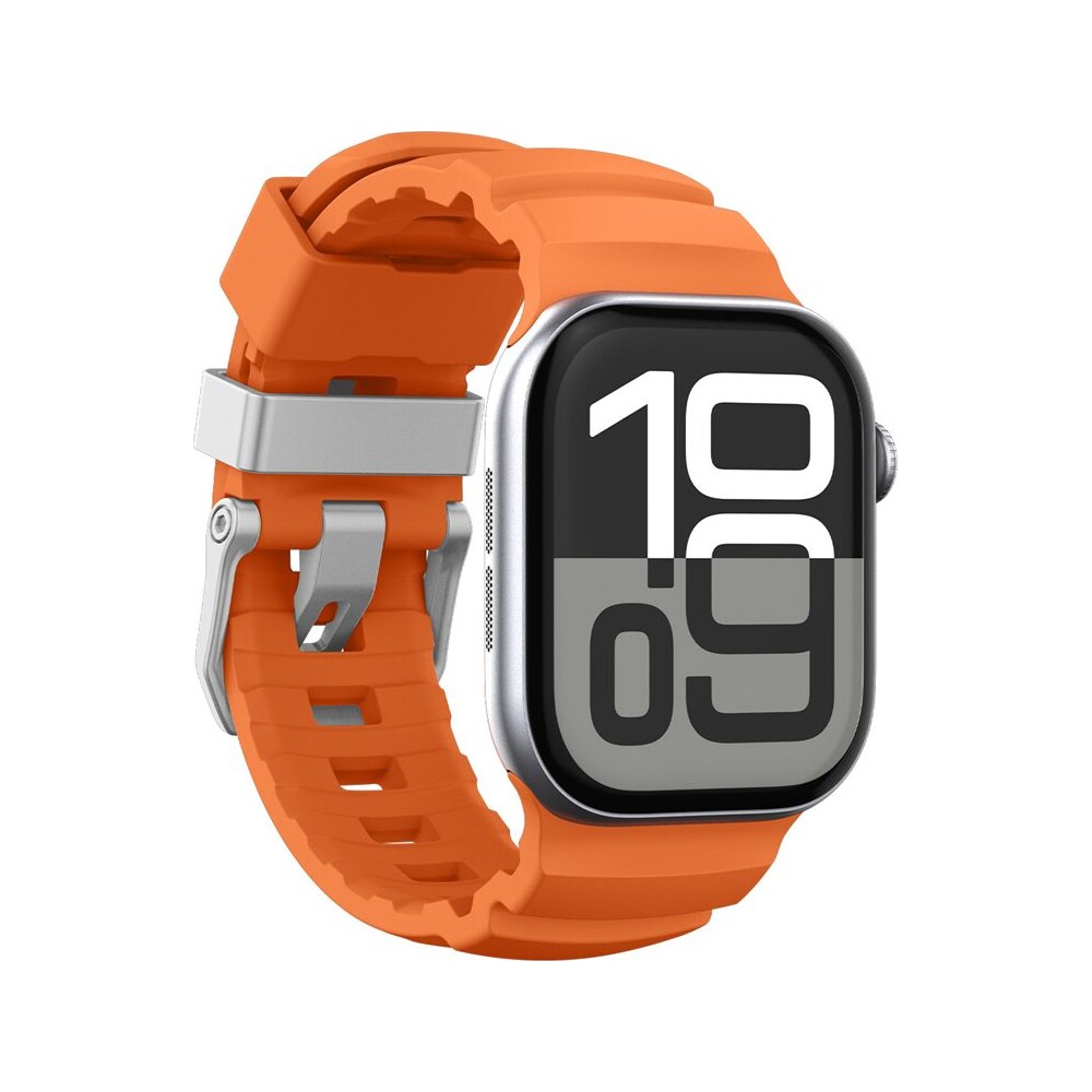 Spigen-Silicone-Band-reminek-Apple-Watch-49-46-45-44mm-oranzovy