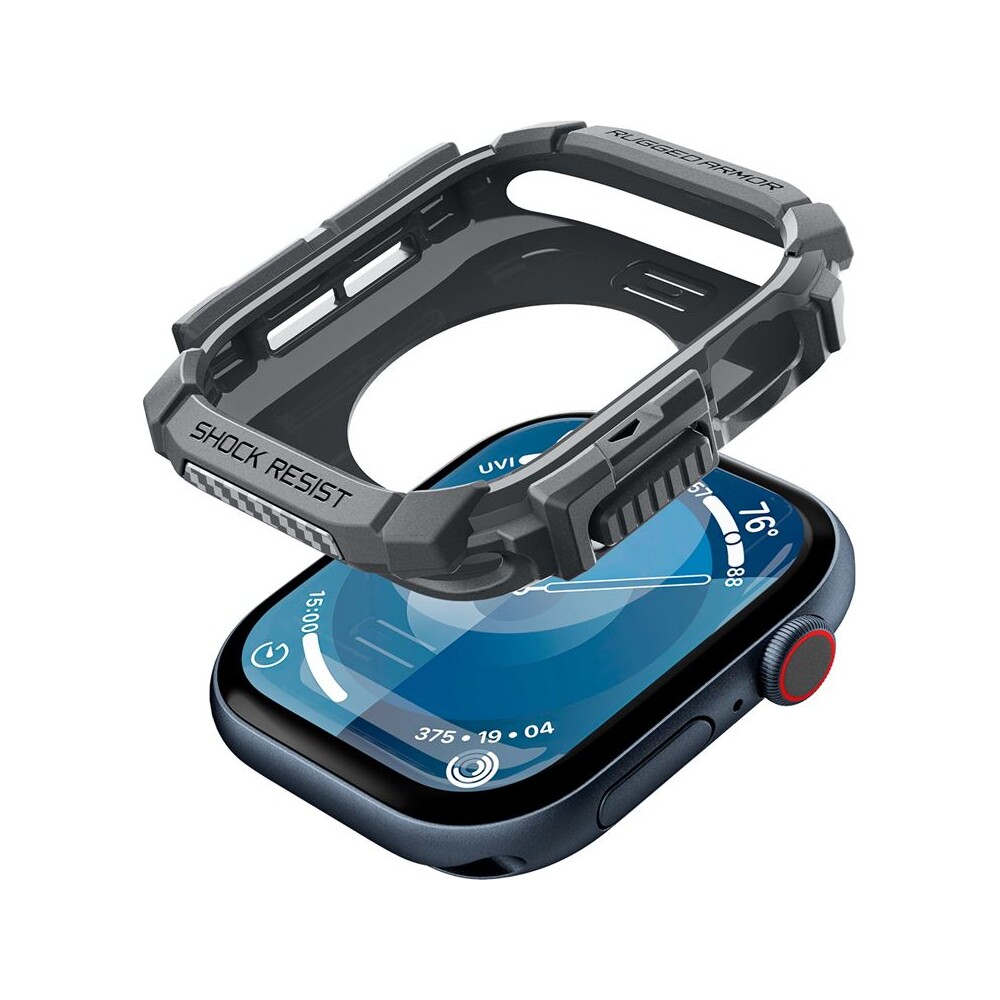 Spigen-Rugged-Armor-kryt-pro-Apple-Watch-10-11-46mm-tmave-sedy
