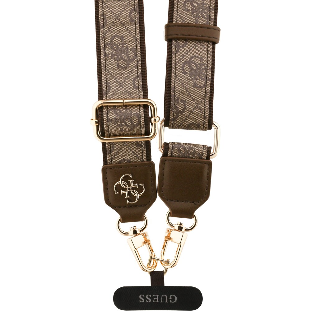Guess-Crossbody-popruh-PU-4G-Metal-Logo-hnedy