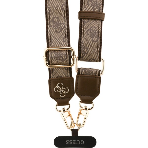 Guess-Crossbody-popruh-PU-4G-Metal-Logo-hnedy