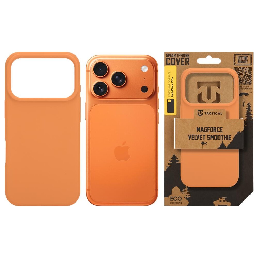 Tactical-MagForce-Velvet-Smoothie-kryt-Apple-iPhone-17-Pro-oranzovy