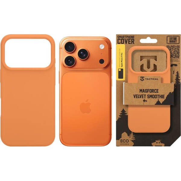 Tactical-MagForce-Velvet-Smoothie-kryt-Apple-iPhone-17-Pro-oranzovy
