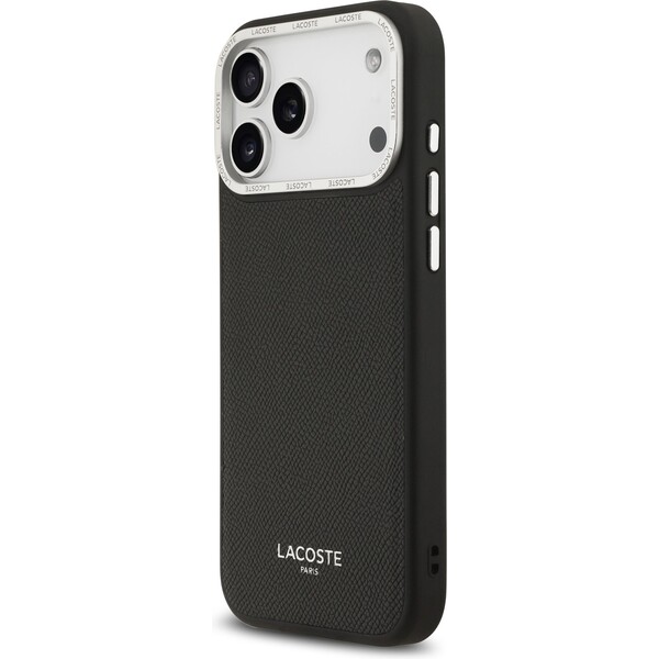 Lacoste-PU-Leather-Champs-Elysees-MagSafe-kryt-iPhone-17-Pro-Max-cerny