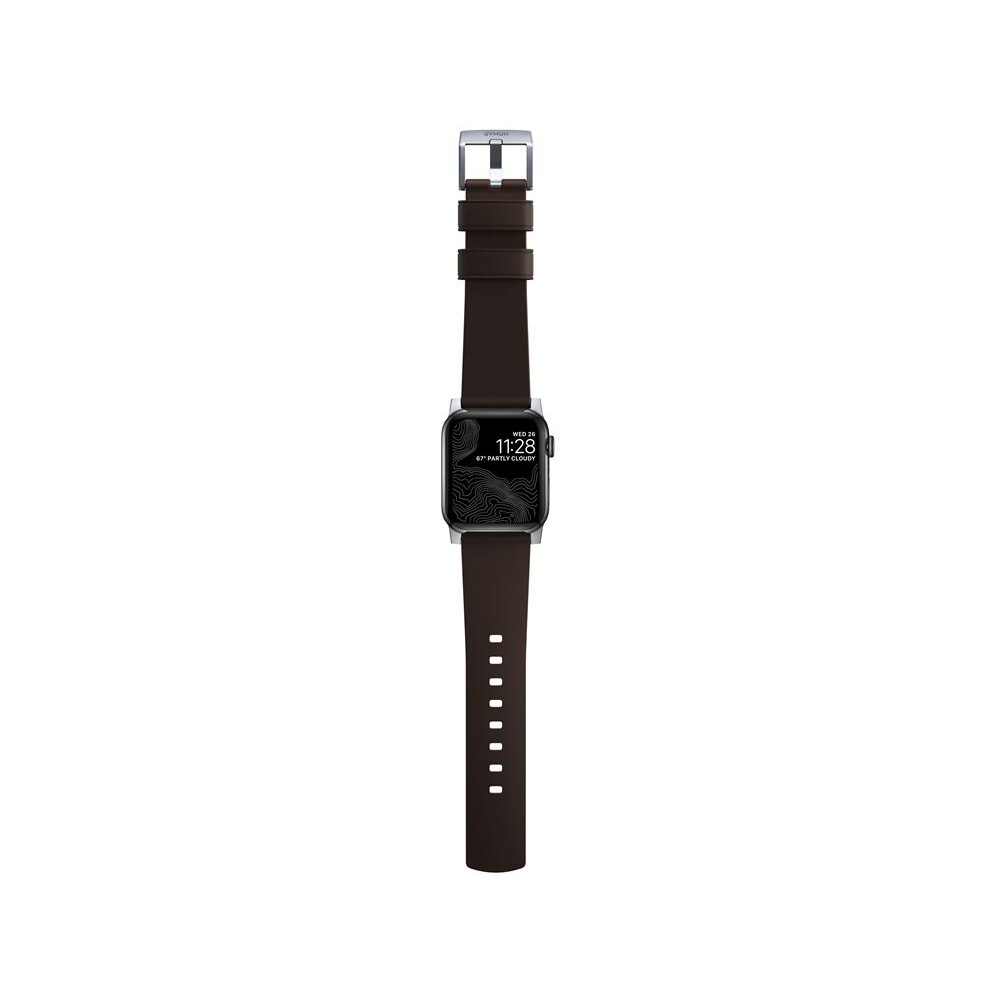 Nomad-Active-Strap-Pro-hydrofobni-kozeny-reminek-Apple-Watch-49-46-45-44-42mm-hnedy-stribrny