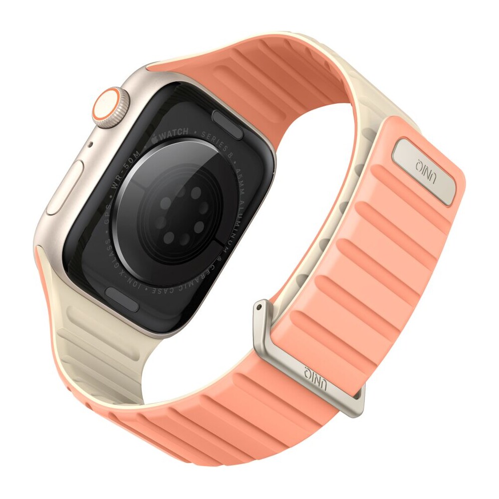 UNIQ-Revix-Evo-oboustranny-reminek-Apple-Watch-42-41-40-38mm-ruzovy-kremovy-