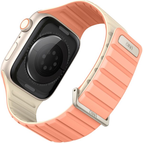 UNIQ-Revix-Evo-oboustranny-reminek-Apple-Watch-42-41-40-38mm-ruzovy-kremovy-